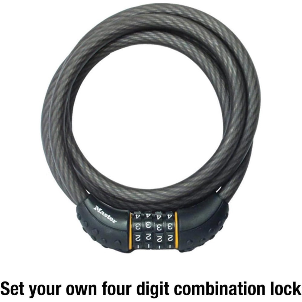NEW Master Lock Cable Combination Lock, 6 ft. - Picture 3 of 7